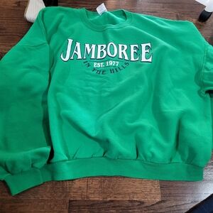 Jerzees Green Crewneck Sweater